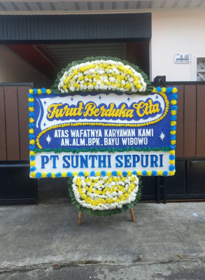 Papan Bunga Duka di Sigando